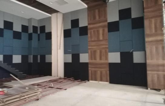 akustik kumaş panel montajı